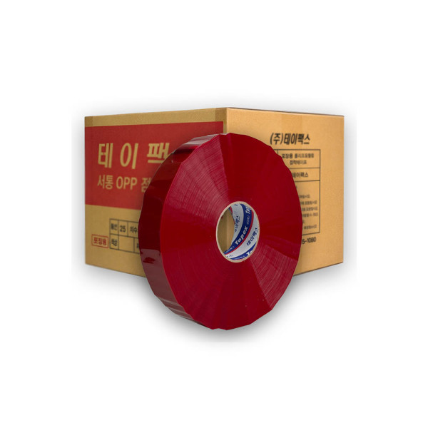 서통 테이팩스 OPP테이프 적색 45mm x 1000M 5개입