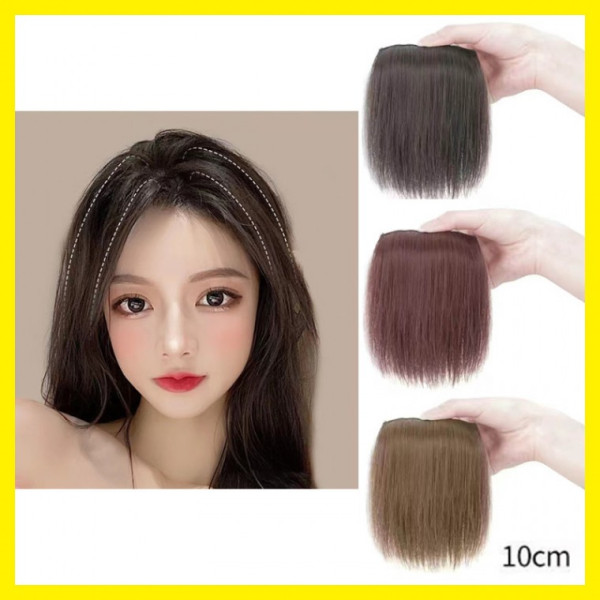 부분가발 10CM 풍성한 헤어 인조가발 똑딱이 간편 자연스러운 패션 10센치