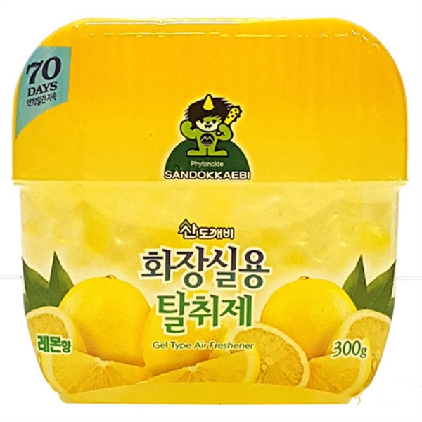 산도깨 비)화장실용탈취제(레몬향/300g)