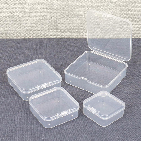 다용도 사각 투명 케이스 4.5~7.5cm