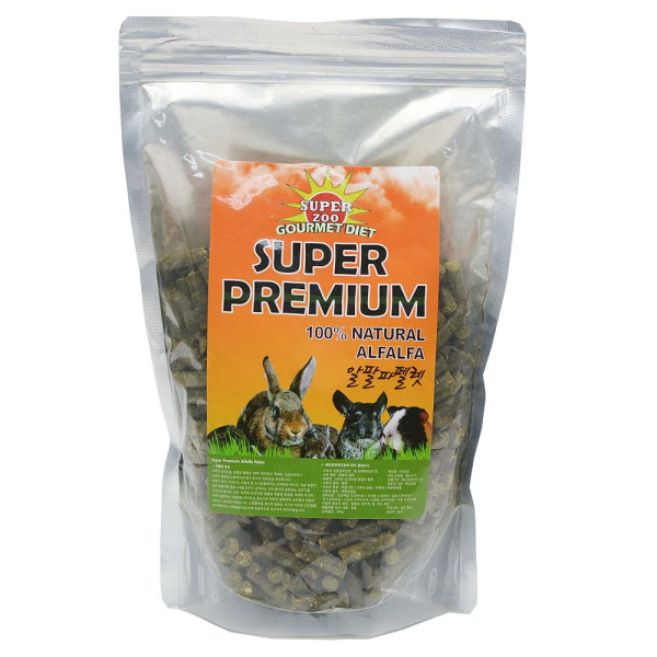 슈퍼주 프리미엄 알팔파 펠렛 기니피그 토끼사료 900g