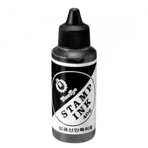 매표 스탬프잉크 흑색 40g