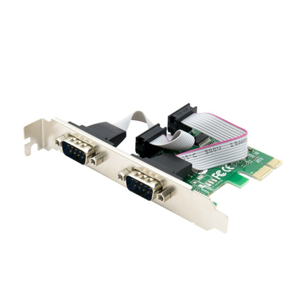 PCI Express 시리얼 카드 2포트 RS232 DB9 멀티