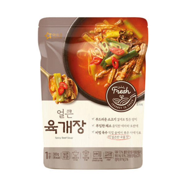 아워홈 얼큰한 육개장 300g X 6개
