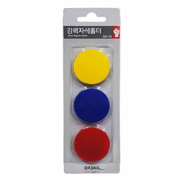 강력자석홀더 세트(특대 MH-38 3개입 Ø38mm)