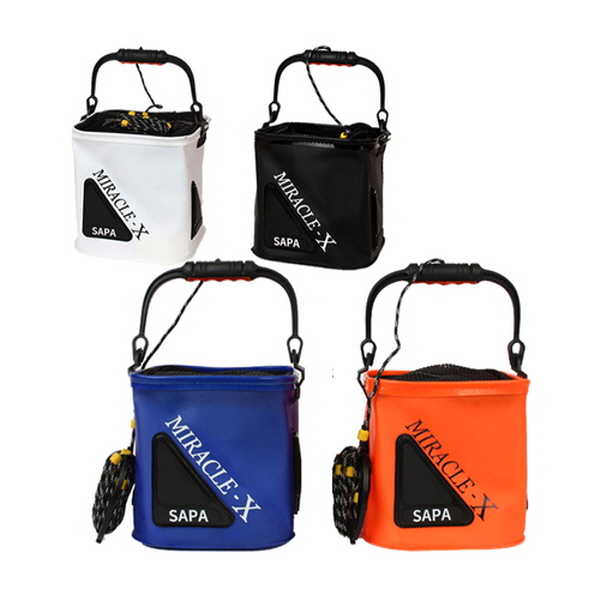 낚시품 다용도 접이식 두레박 24cm SD04 SD01 블랙