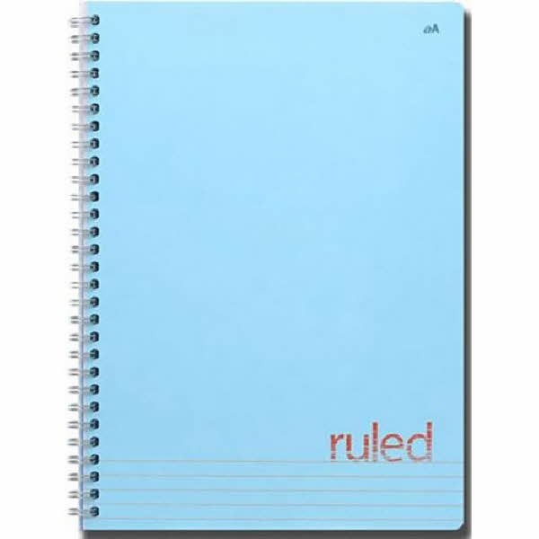 더블에이 룰드절취스프링노트 A5(스카이블루)