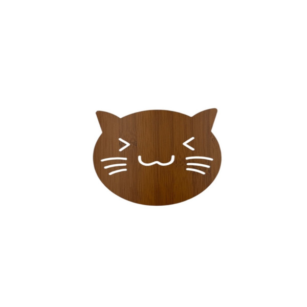 고양이 캐릭터 나무 냄비받침 집들이선물 답례품