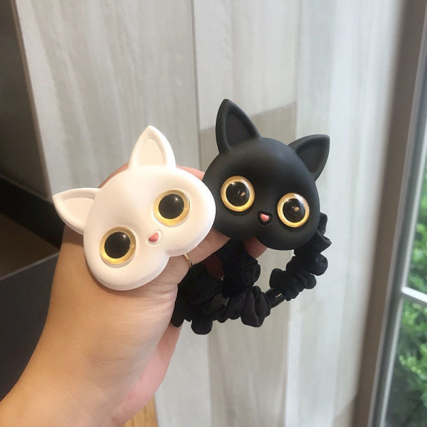 고양이 머리끈 헤어핀 머리 집게 클립 미니 핀 헤어 악세사리 머리삔 헤어밴드 스크런치