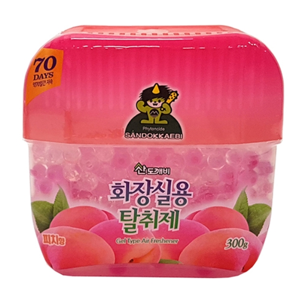 산도깨 비)화장실용탈취제(피치향/300g)
