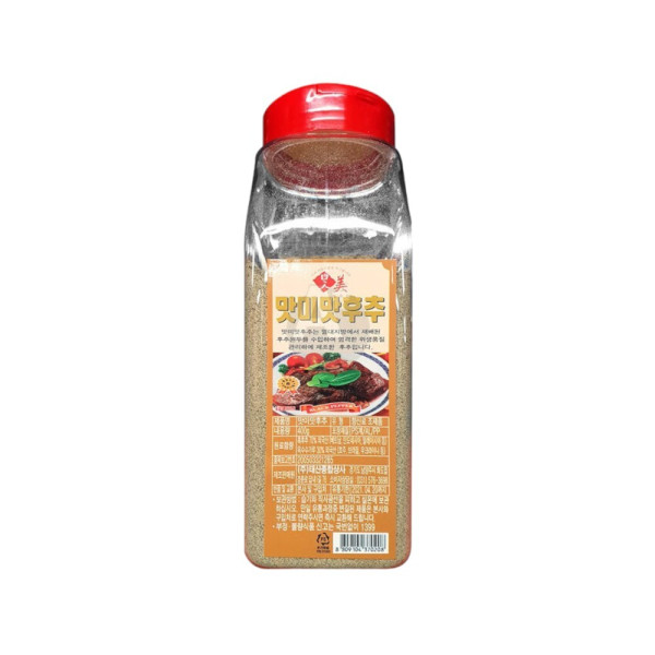 태산종합상사 맛미맛후추 400g 후춧가루 향신료 식자재 스테이크향신료 고기향신료 음식점