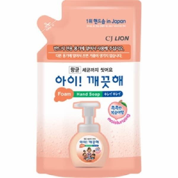 CJ 아이깨끗해핸드워시복숭아리필 200mm 복숭아리필