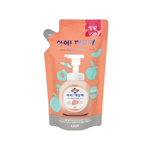 CJ라이온 아이깨끗해 핸드워시 리필 200ml 촉촉한복숭아 손세정제