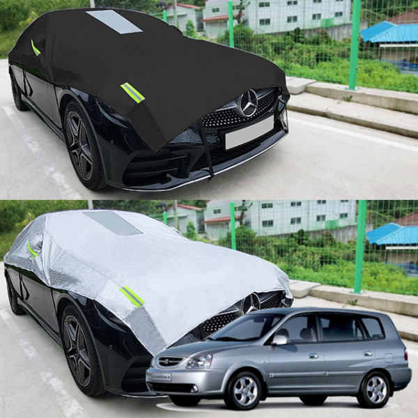 카렌스2 성에방지 덮개 자동차커버 반커버