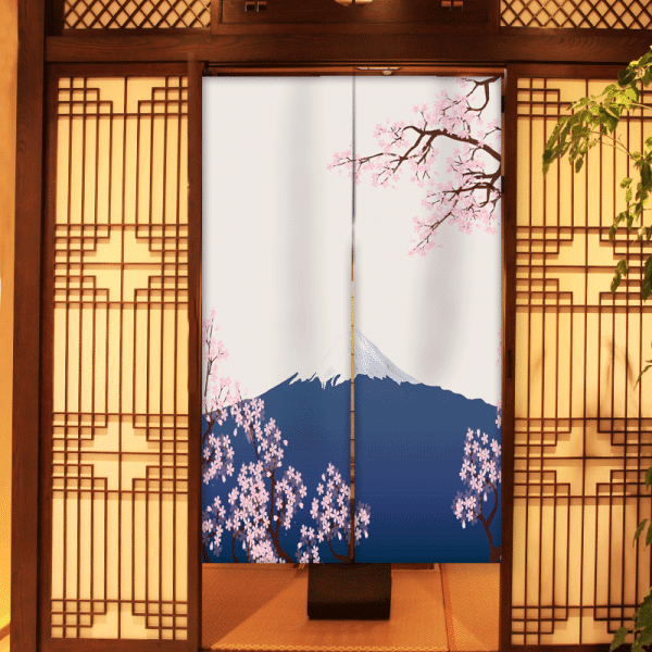 레이지 일본 노렌 가림막커튼 주문제작(85cmx120cm)