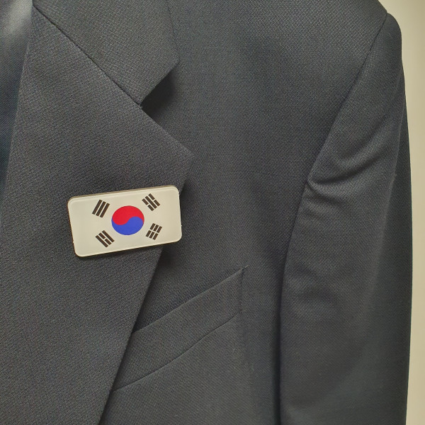 아크릴 미니 태극기 뱃지