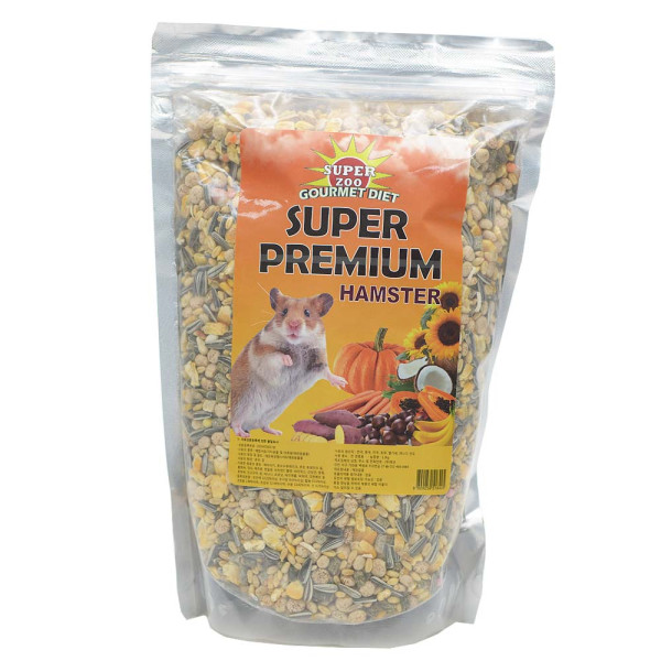 슈퍼주 프리미엄 햄스터 배합사료 1.2kg