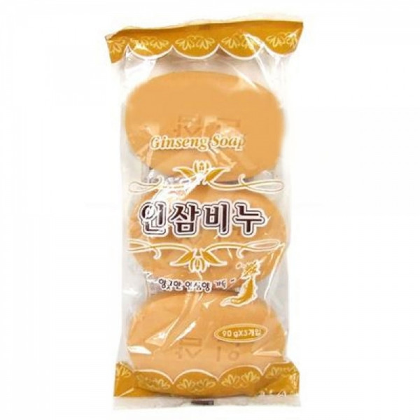 인삼향 가득 인삼세안비누 3P세트 세수비누 업소비누