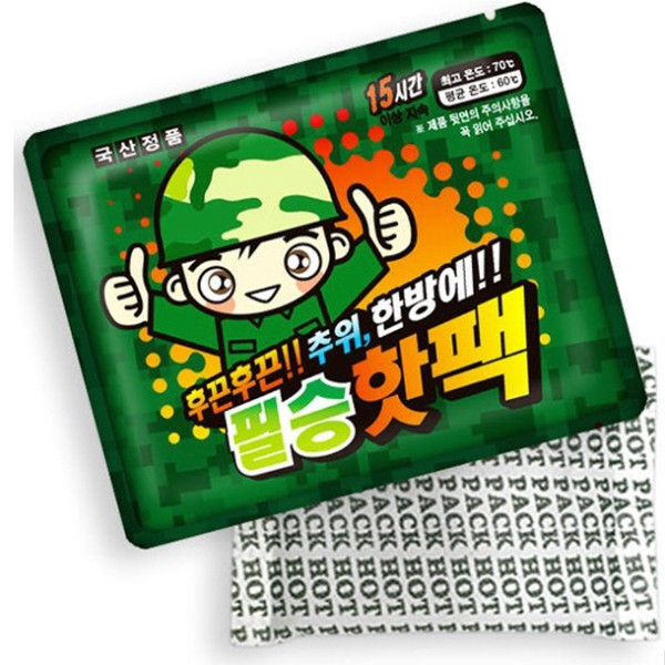 필승핫팩 군용핫팩 손난로 보온 대용량 150g (10개입)