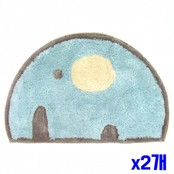부드러운 코끼리 발매트 40x60cm 색상랜덤 x2개