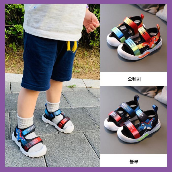 유아 키즈 샌들 티렉스 공룡샌들 네이비 다이노샌들 썸머 남자아이샌들 시원한 신발 공룡신발