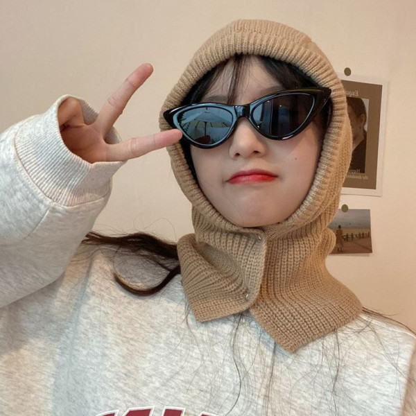 니트바라클라바 발라클라바 넥워머 와이드핏 비니모자 방한용품