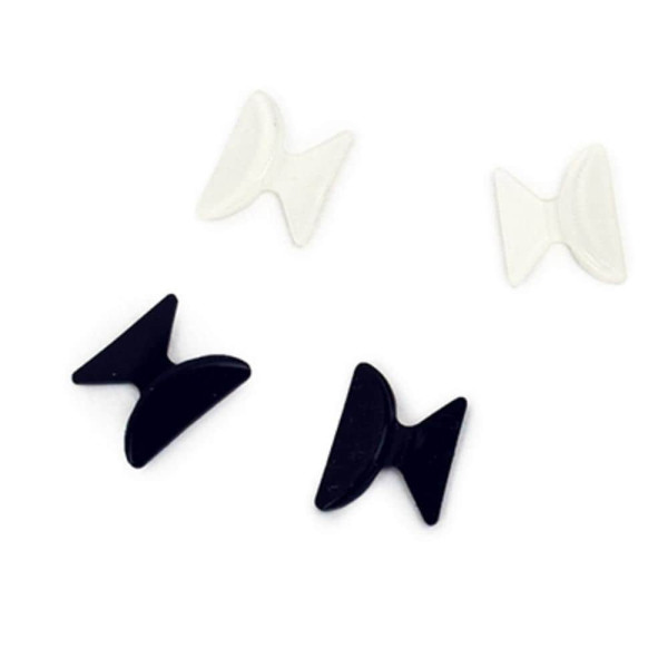 실리콘 안경 코받침 패드2p 블랙 1.8mm