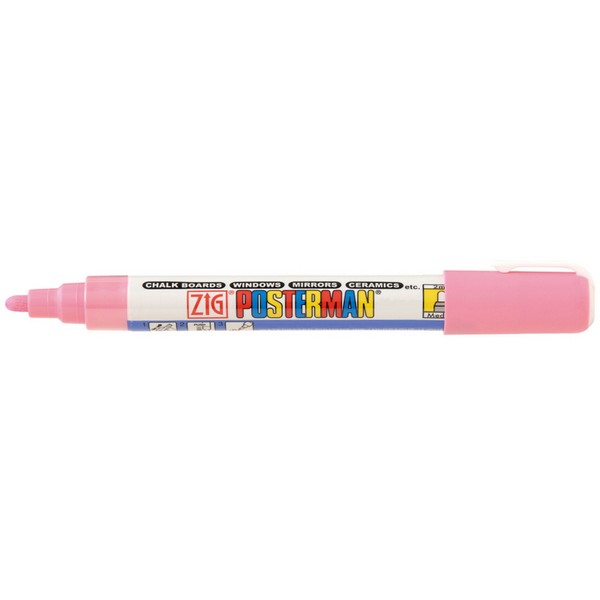 지그 포스터맨 수성 마카 2mm 핑크