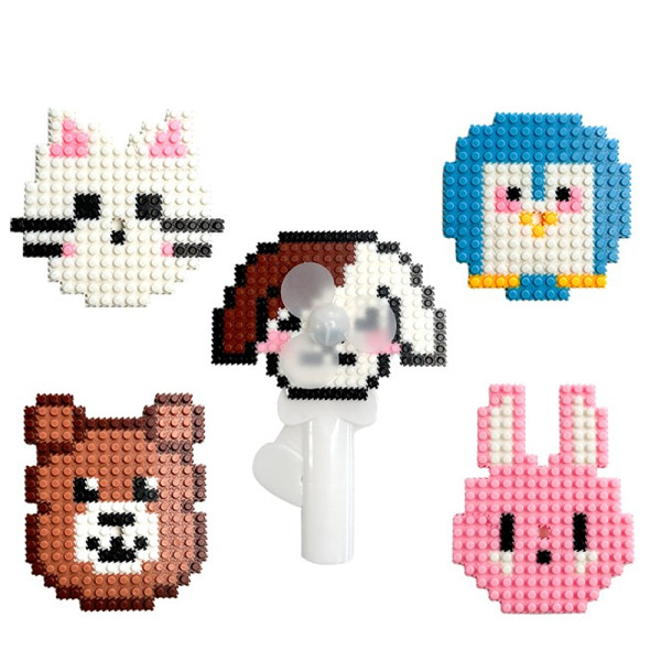 (TD) 하비 디폼 블럭 동물 선풍기 만들기-1인