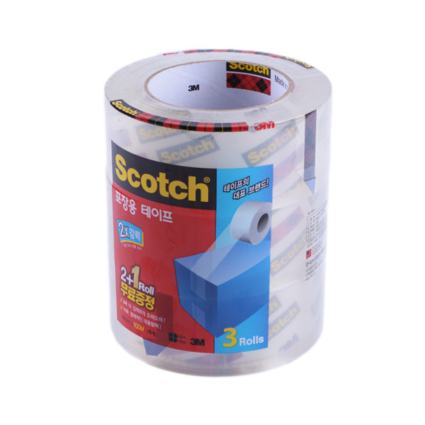 3M 스카치 포장용 테이프 3615 48mm x 100M 2+1롤