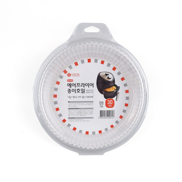 롯데 이라이프 에어프라이어 종이호일 30매 16cm