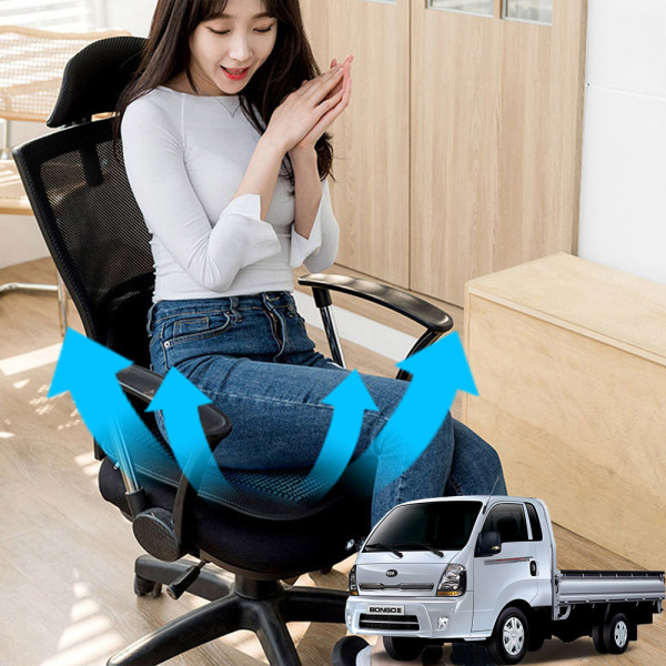 봉고3 시원한쿨링팬 메쉬 쿨링방석 호환