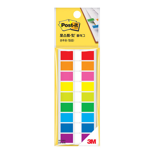 3M)포스트-잇 플래그(683-9KN/44x12mm)