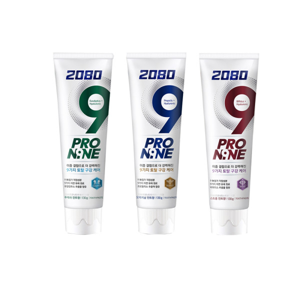 2080 프로나인 치약 120g 3개입