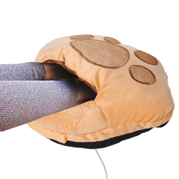 브라운 곰발바닥 USB 발열쿠션 발난로 발열방석