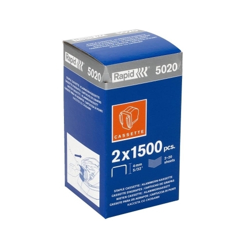 라피드 전동스테플러 5025C 카트리지스테플러침 리필심 1500발 2개입