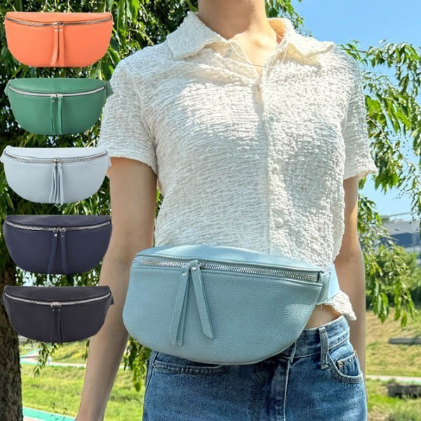 예쁜 힙색 패션 투웨이 지퍼 필수 소지품 보관 조절 가능 어깨끈 일상에서 사용