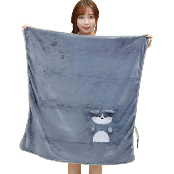 무릎담요 허스키
