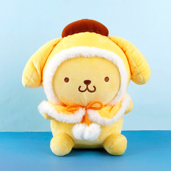 산리오 폼폼푸린 컬러망토 봉제인형(중형)
