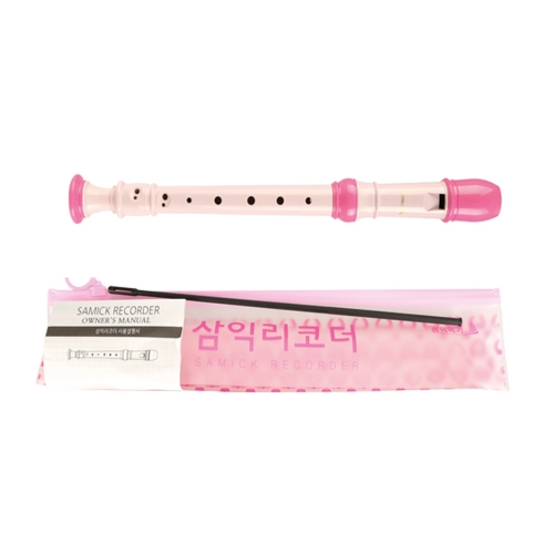 삼익 6000 리코더 SRG 50P 분홍 저먼식 저먼식리코더