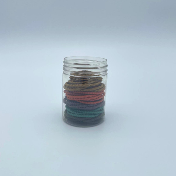 헤어악세사리 고무줄 머리끈 오색 4.5cm 50pcs