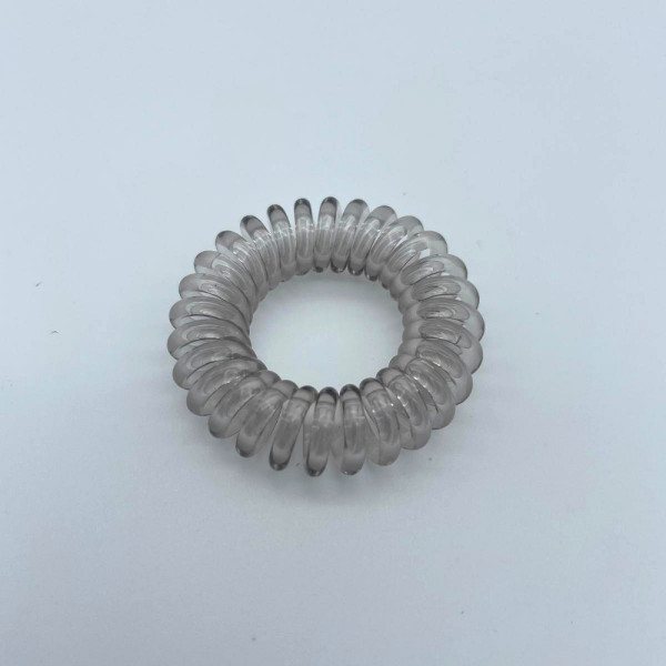 스프링 머리끈 라이트그레이 3.8cm