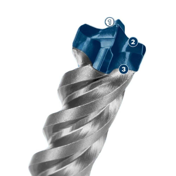 SDS MAX 8X 4날 햄머드릴비트 12x540mm