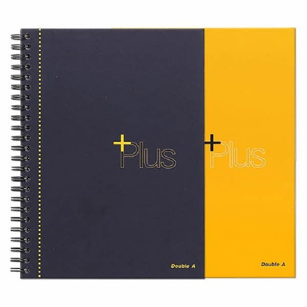 더블에이 플러스좌철노트 A5(노랑)