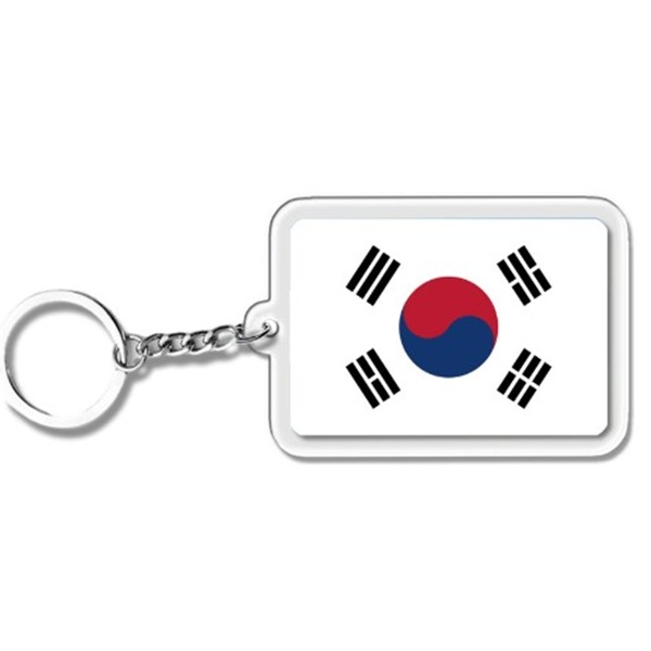 아크릴 미니 태극기 키링 차키 열쇠고리 악세사리