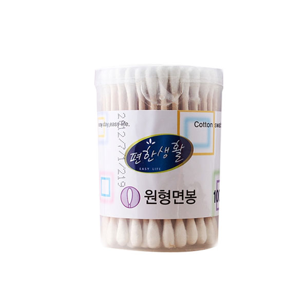 편한생활면봉원형100P