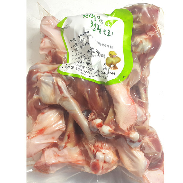 청림 오리 다리뼈 1kg 오리로스