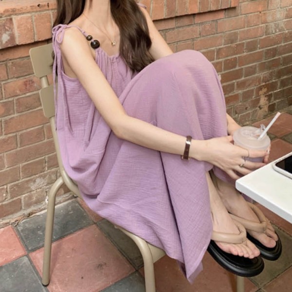 링클프리 원피스 여름철 데일리룩부터 휴양지룩 여성 드레스 LDN-20250142