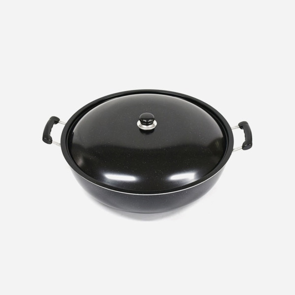 인덕션가능 업소용 마블코팅 튀김팬 50cm