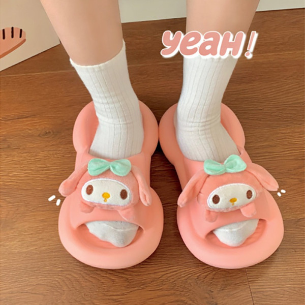 미란다 핑크 귀욤 강아지 실내화